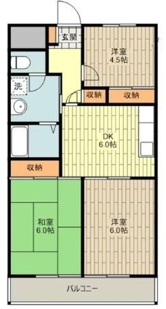 シャトー清水坂の物件間取画像